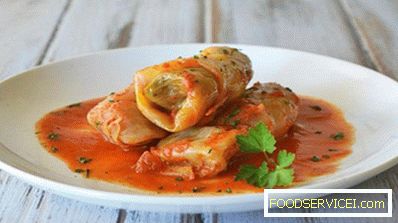 Stuffed cabbage in the oven