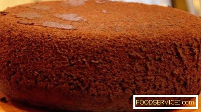 Classic chocolate sponge cake