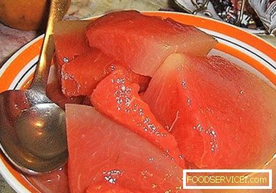 Pickled watermelons recipe for a 3 liter jar