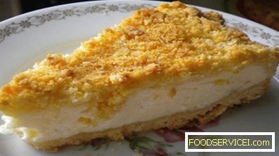Shortcrust pie with curd filling